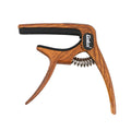 Galux GC-501A 3in1 Zinc Metal Capo for Acoustic and Electric Guitar (Dark Wood)