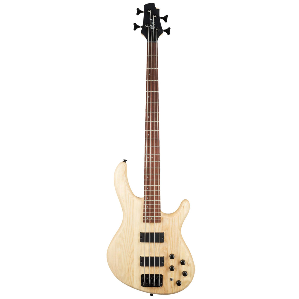 Cort Action DLX AS 4 String Bass Guitar- Open Pore natural