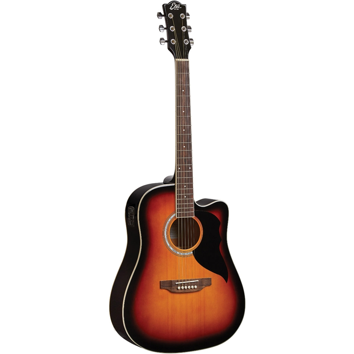 Eko Ranger CW EQ Dreadnought Electro-Acoustic Guitar - Brown Sunburst