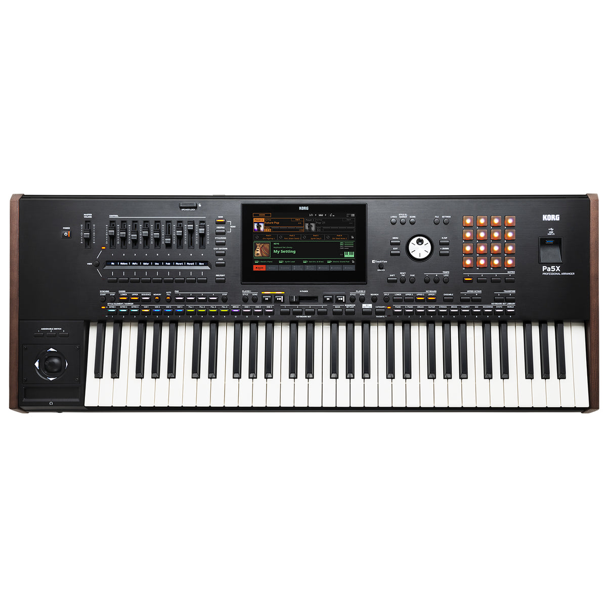 KORG Pa5X 61- Semi weighted Key Professional Arranger Keyboard