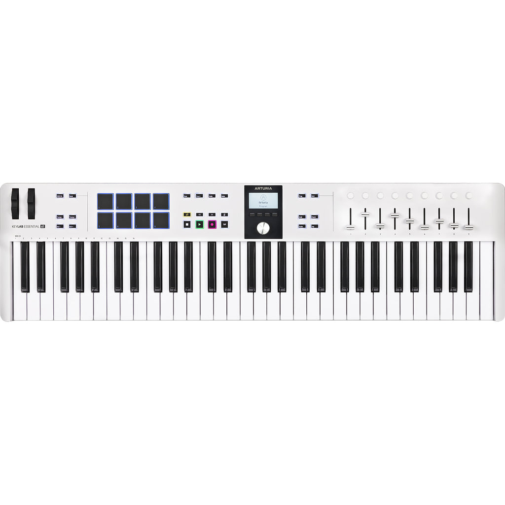 Arturia Keylab Essential 61 mk3 61-Key Midi Controller White