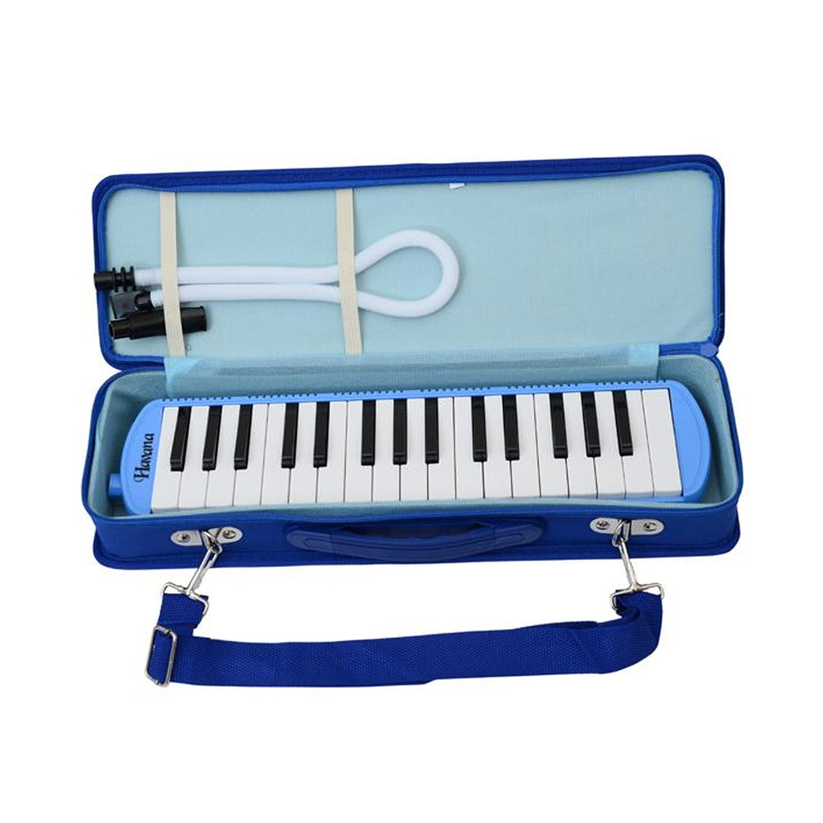 Havana MD-32 32-Key Melodica with Hard Case - Blue