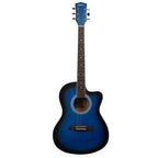 Richtone 39inch RT39C Blueburst matt cutaway guitar