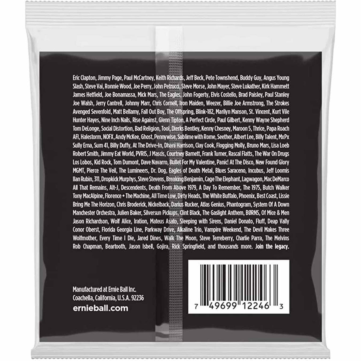 Ernie Ball 2246 Stainless Steel Regular Slinky Electric Guitar Strings 10 to 46