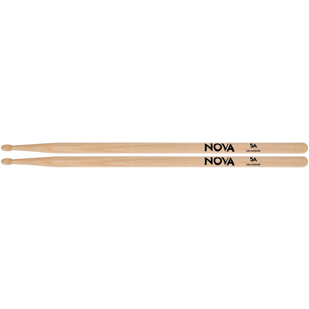 VIC FIRTH NOVA 5A WOODEN TIP DRUM STICK-Pair