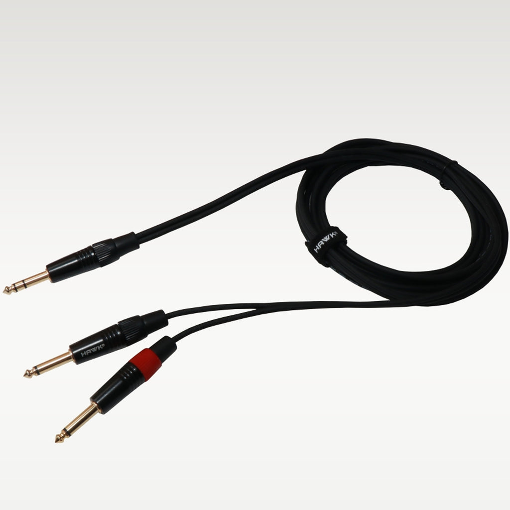 HAWK SMPLU03-Y CABLE TRS TO DUAL TS MALE 3M