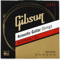GIBSON SAG-BRW12 80/20 BRONZE ACOUSTIC GUITAR STRINGS LIGHT 12-53