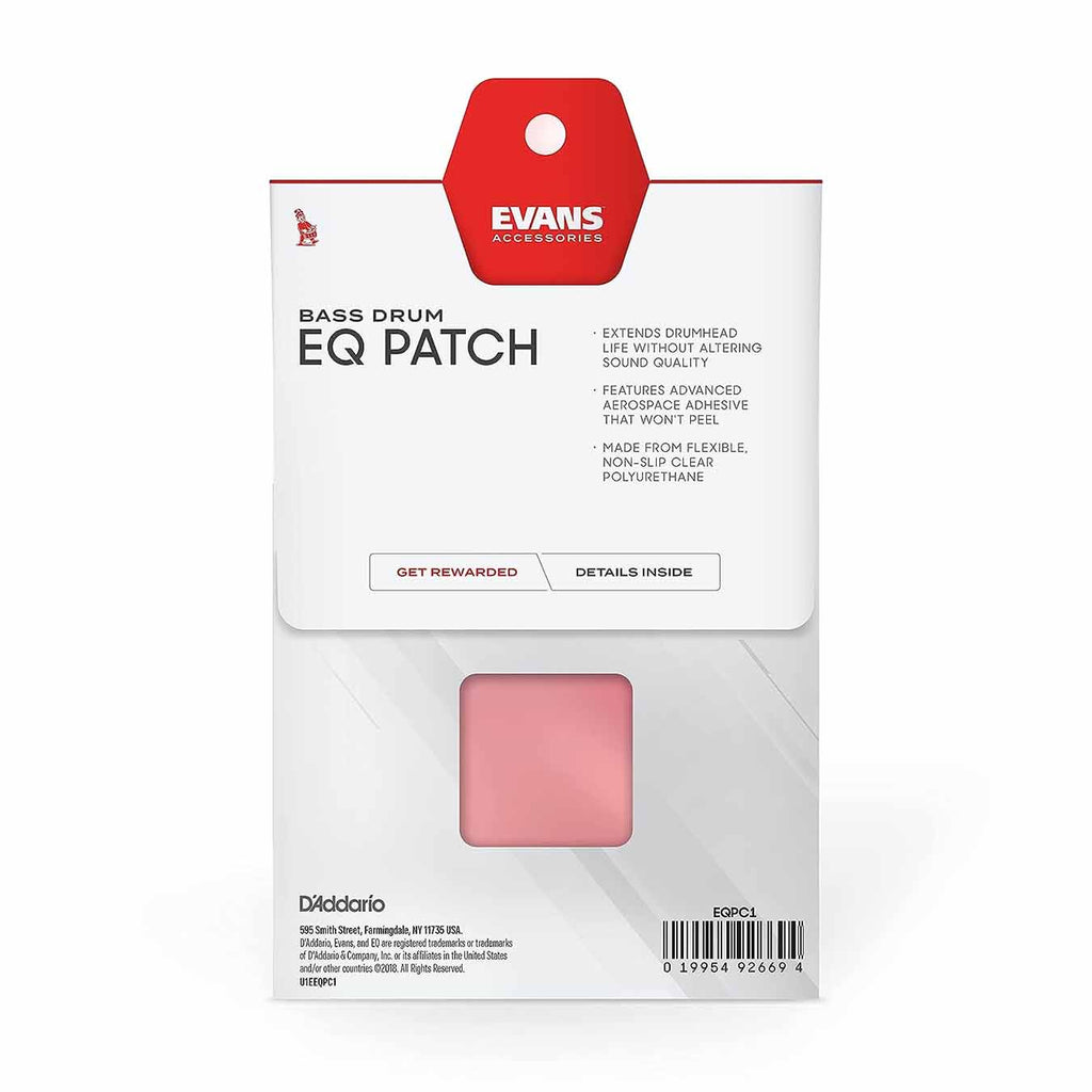 Evans EQ PATCH Clear Plastic Single Patch EQPC1