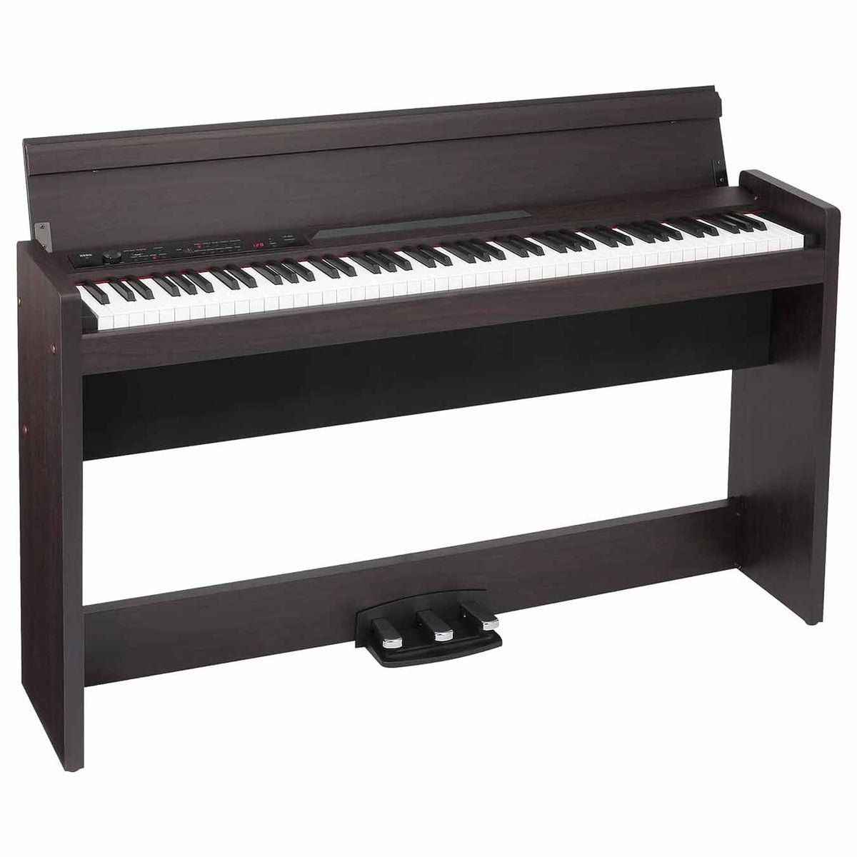 KORG, LP-380U Digital Home Piano with 88-Key Fully Weighted Keyboard, Built-in Speakers, Furniture Stand, and 3-Pedal Unit (L