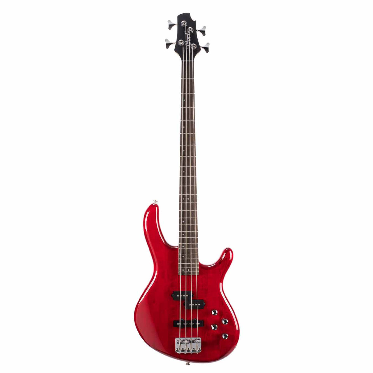 Cort Electric Bass Guitar Action PLUS Trans Red