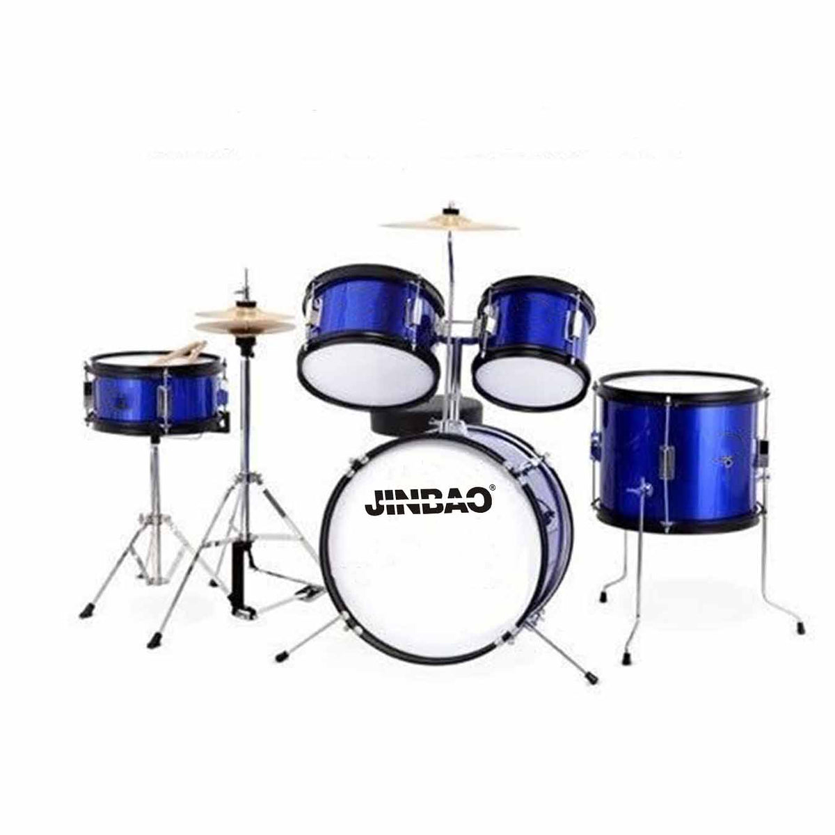 JINBAO JBJ1046 5-PIECES JUNIOR DRUM SET Blue
