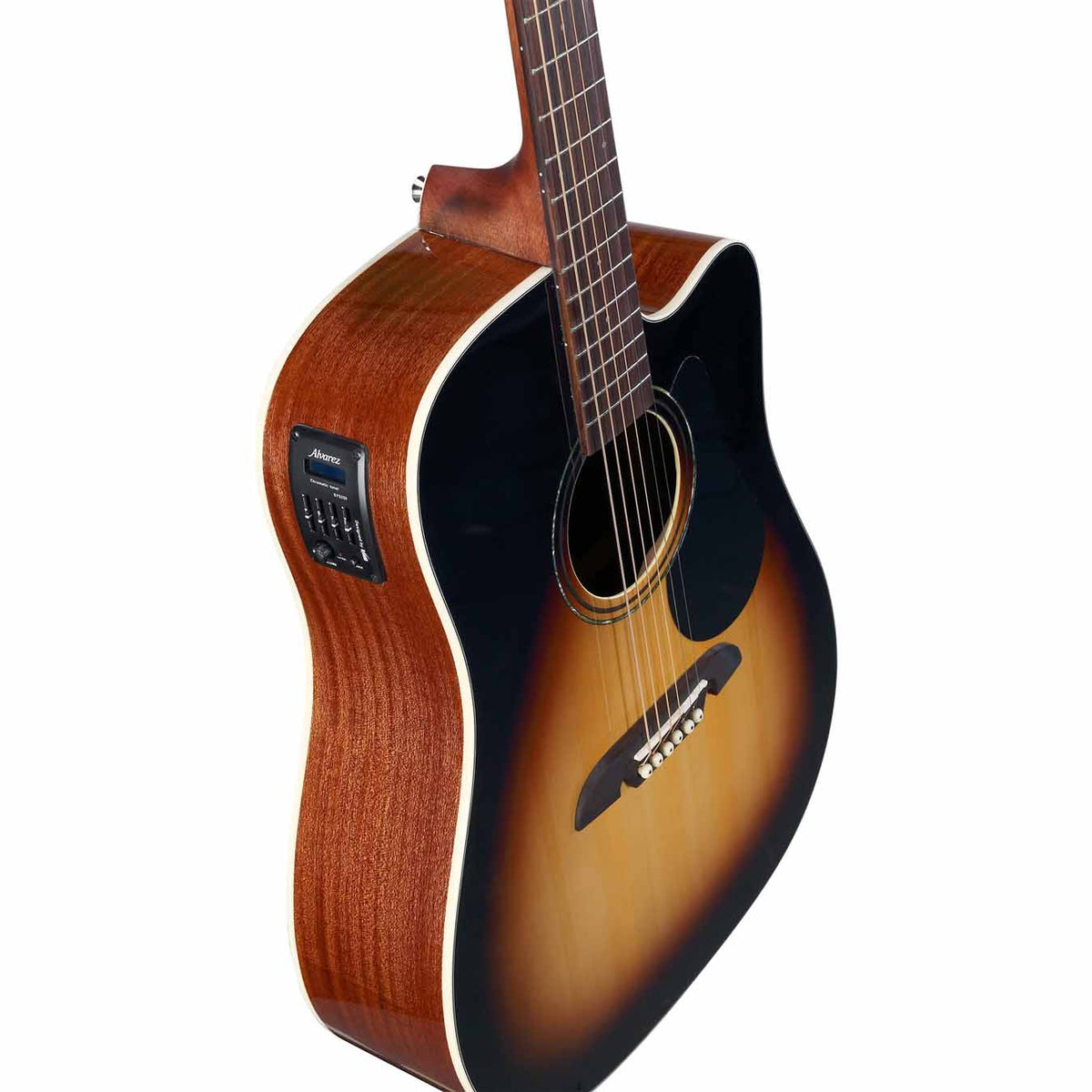 Alvarez RD26CE Regent Series Cutaway Acoustic Guitar with Deluxe Gig Bag Sun Burst