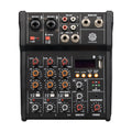 Digimore D-200 4-Channel Audio Mixer with 48V Phantom Power