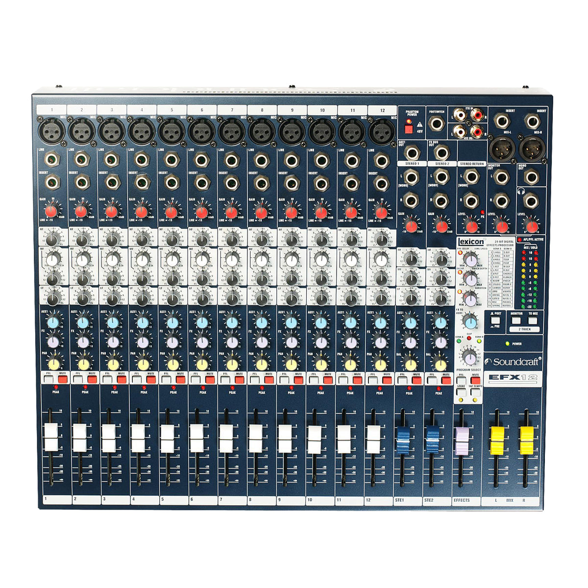 Soundcraft EFX12 Low-cost high-performance Lexicon® effects mixers
