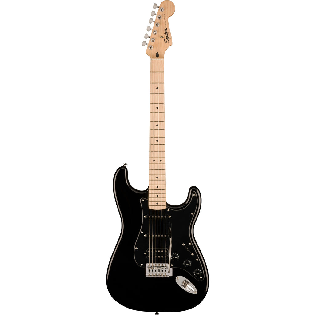 Fender SQUIER SONIC™ STRATOCASTER® HSS Electric Guitar - Black (0373203506) with gigbag