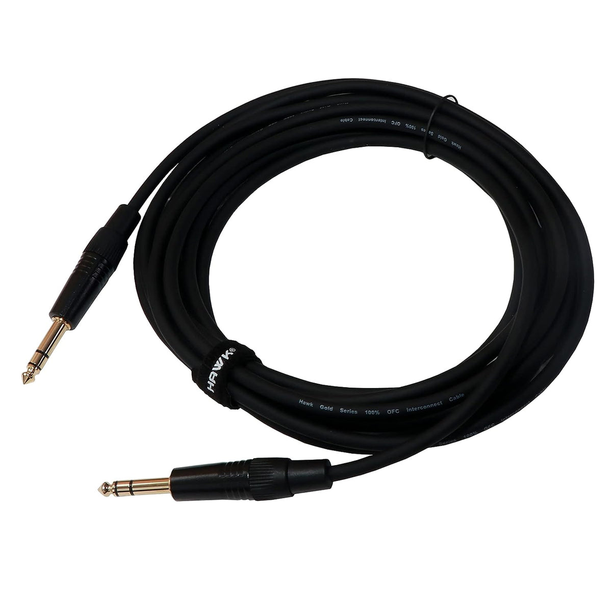HAWK PROAUDIO SMSG016 Gold Series TRS Male to TRS Male Cable - 16feet