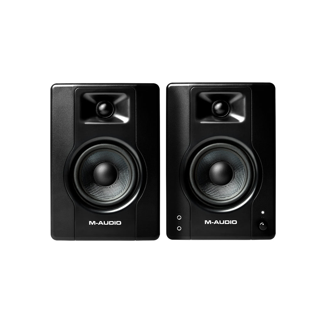 M-Audio BX4 4.5Inch Black Kevlar® 120-Watt Multimedia Reference Monitors Pair