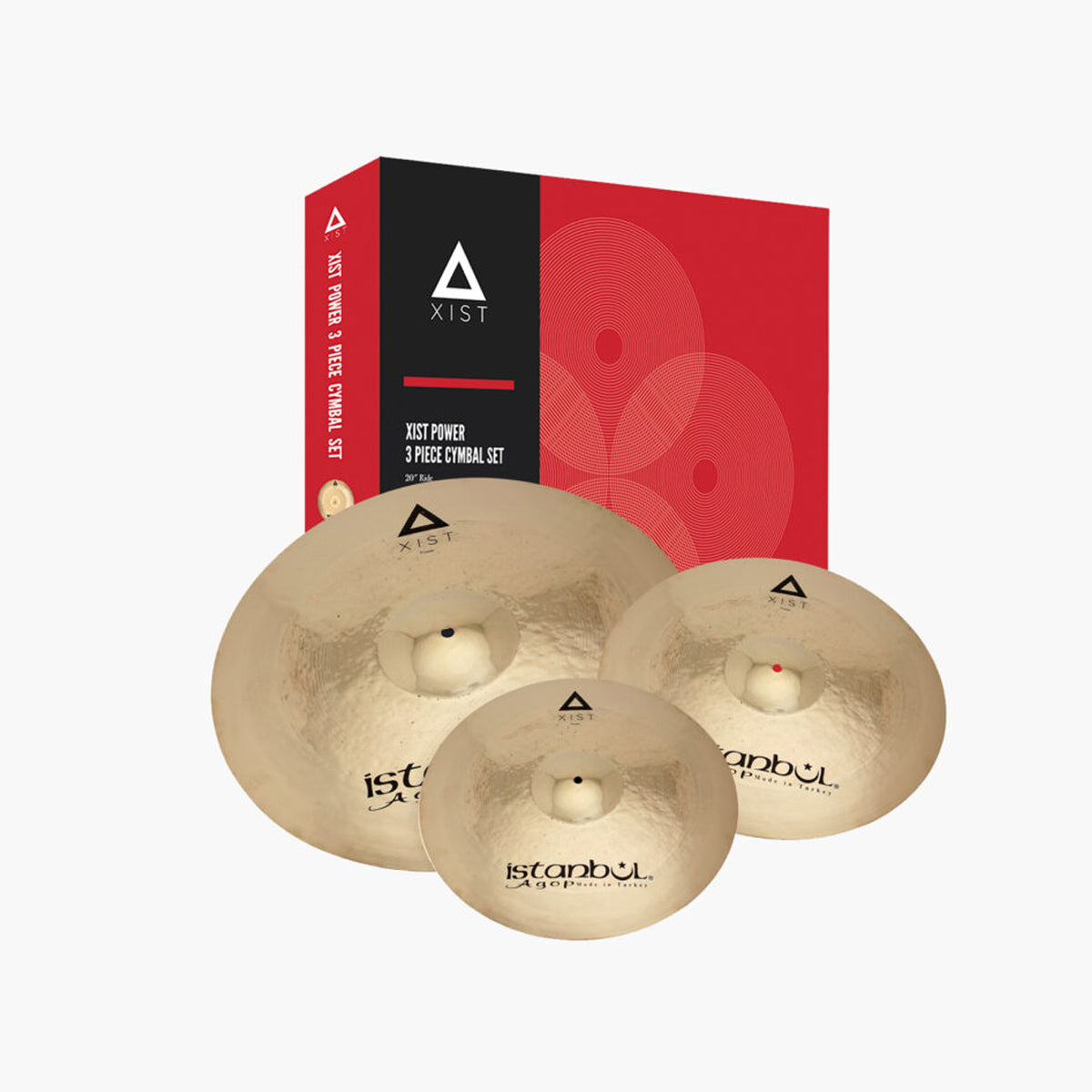 Istanbul IXPWS3 Xist Power Set 14/16/20 Cymbal Set