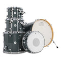 DW Design Series 5-piece BD22 Shell Pack- Steel Gray - DDLG2215SG with Tom Clamp (DWSM991 x 2)