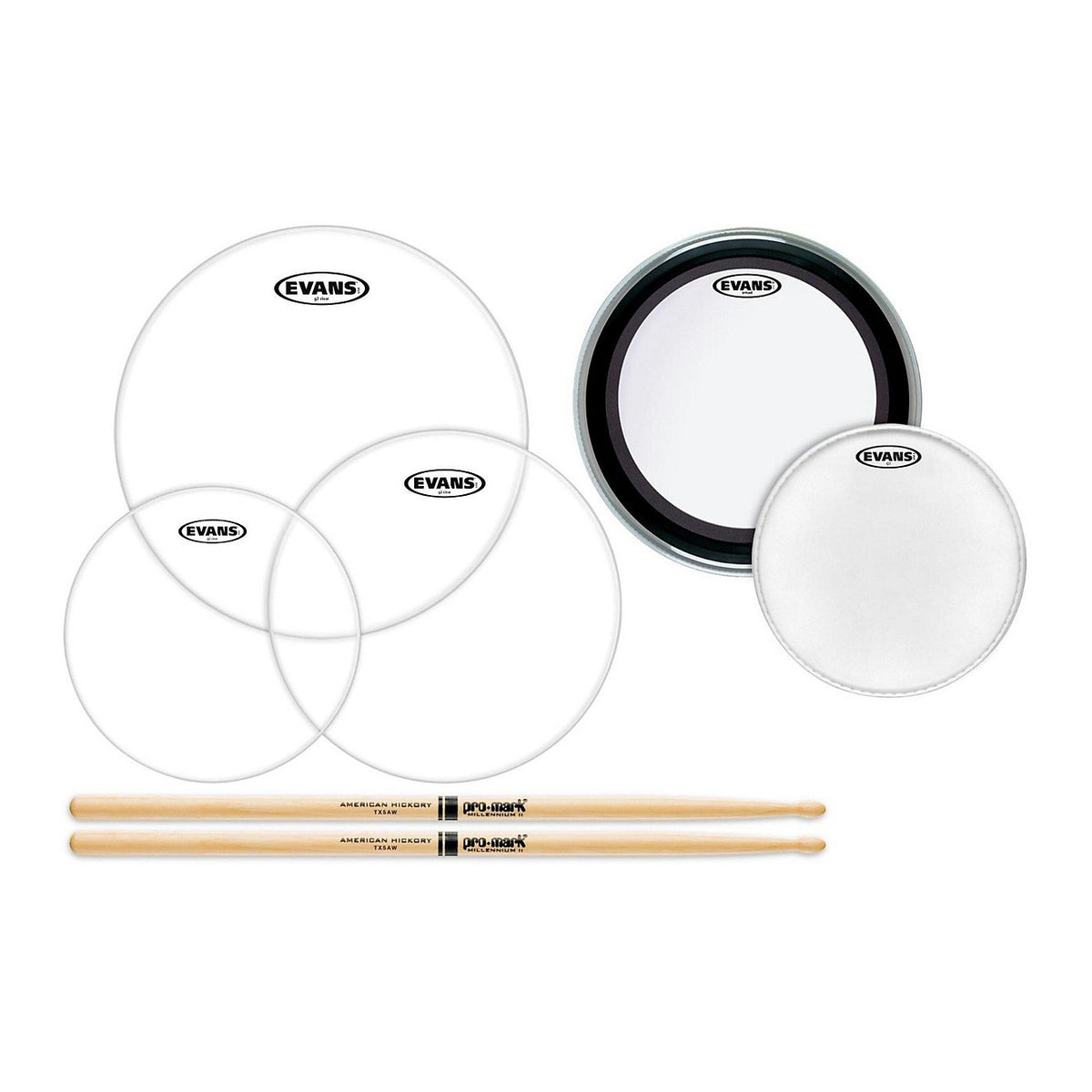 Evans EPP-AMUP-S1-5A American Upgrade Drumhead Pack