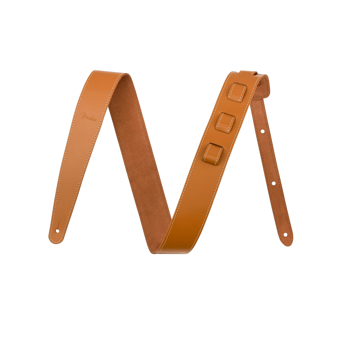 Fender ESSENTIALS LEATHER STRAPS - Tan
