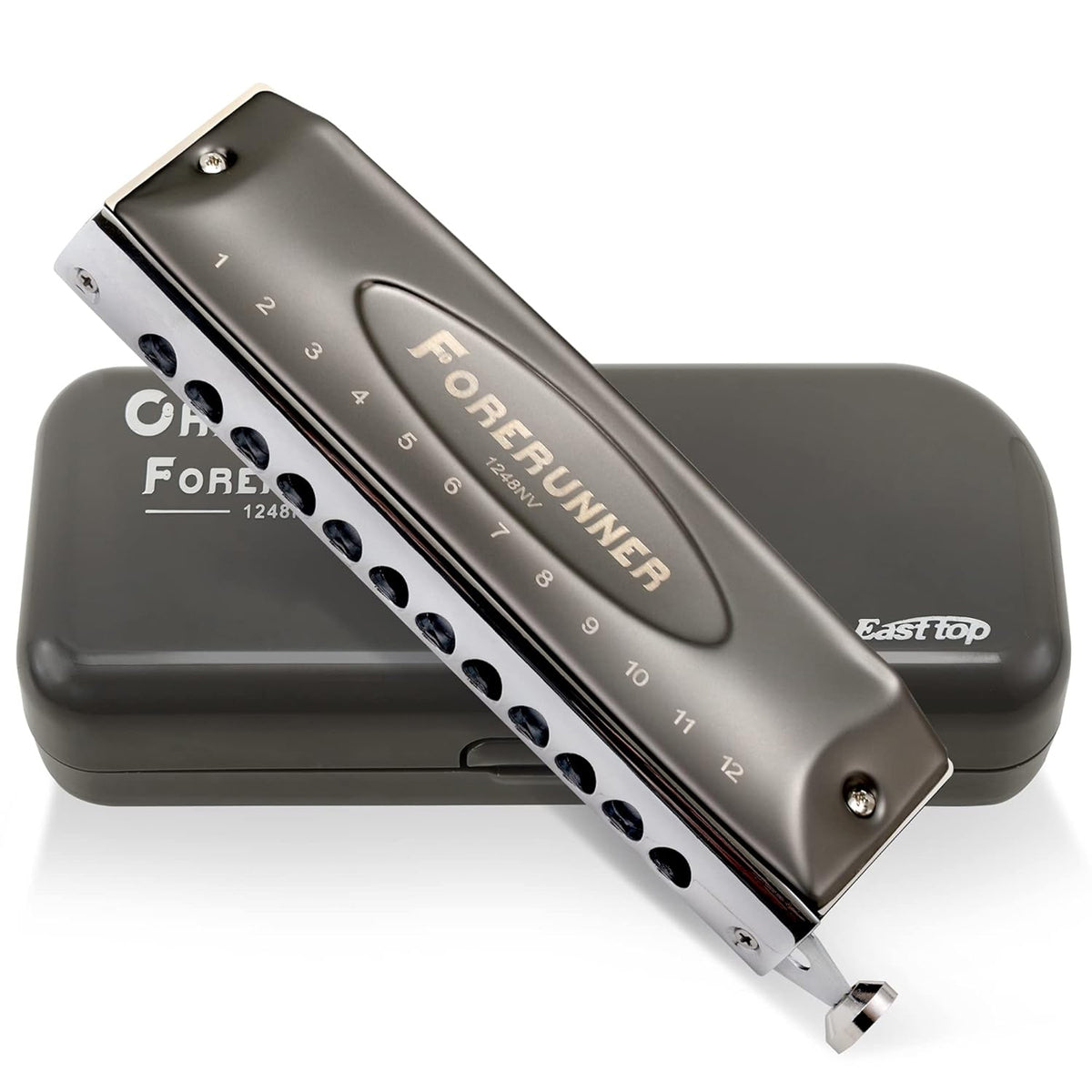 EASTTOP FORERUNNER CHROMATIC HARMONICA T1248NV - KEY C