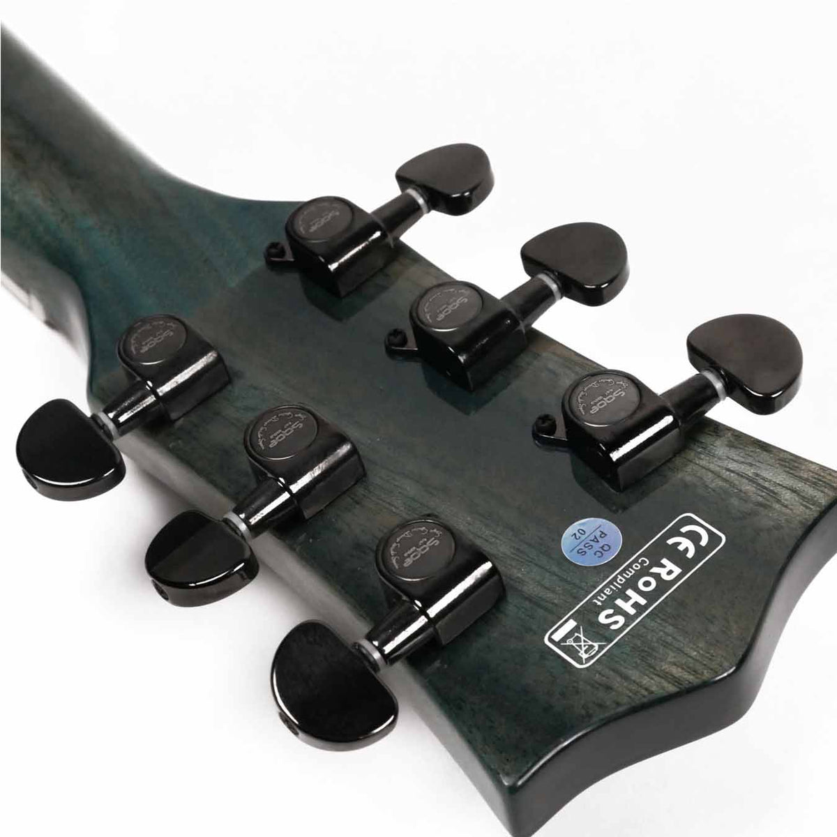SQOE S340 FG/CS Solid top Acoustic guitar with Bag/ - Blue