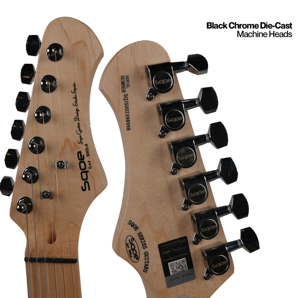 Electric Guitar SQOE SEST250 - Frozen Galactic Blue