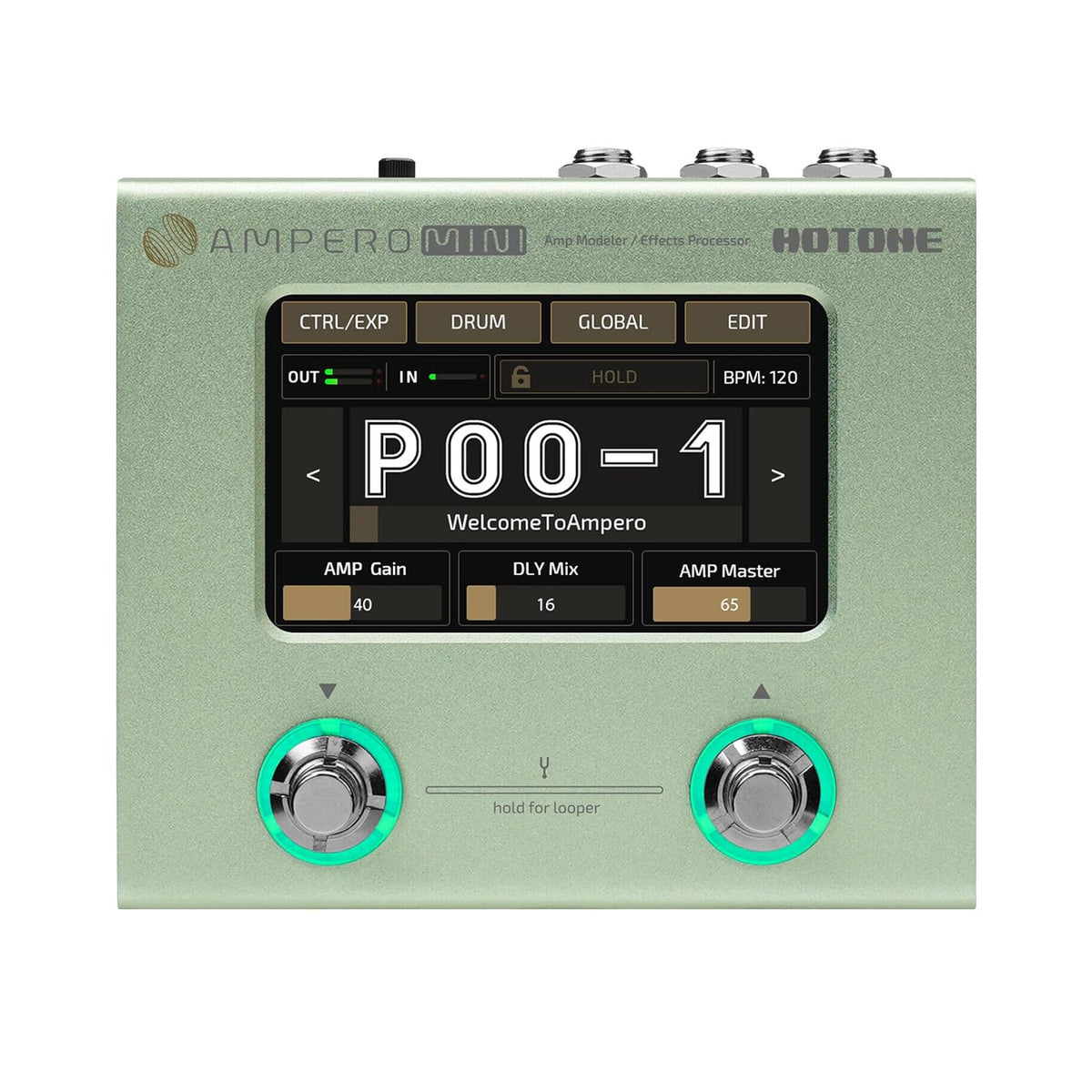 Hotone Ampero MINI AMP Modeler/Effects Processor MP50 MC
