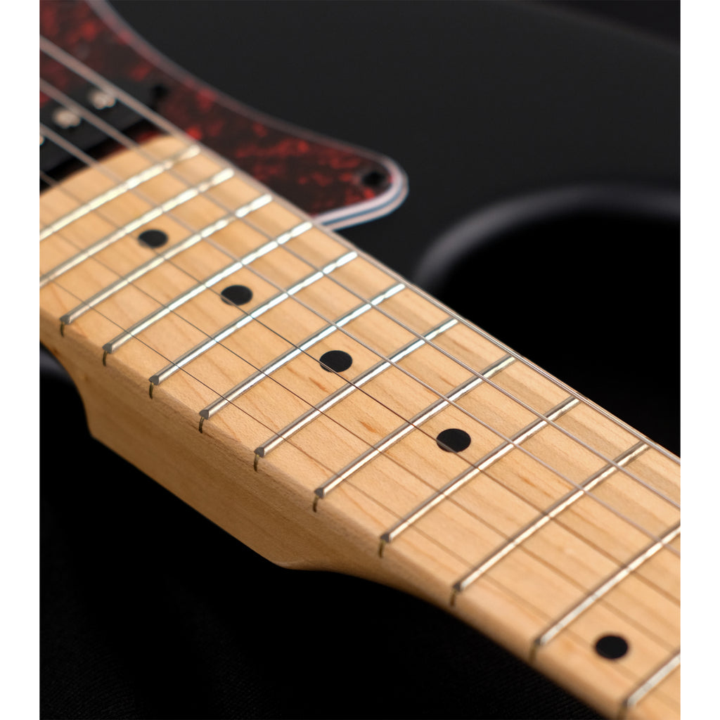 Magna ST20M Stratway Maple Fretboard Electric Guitar - Satin Black
