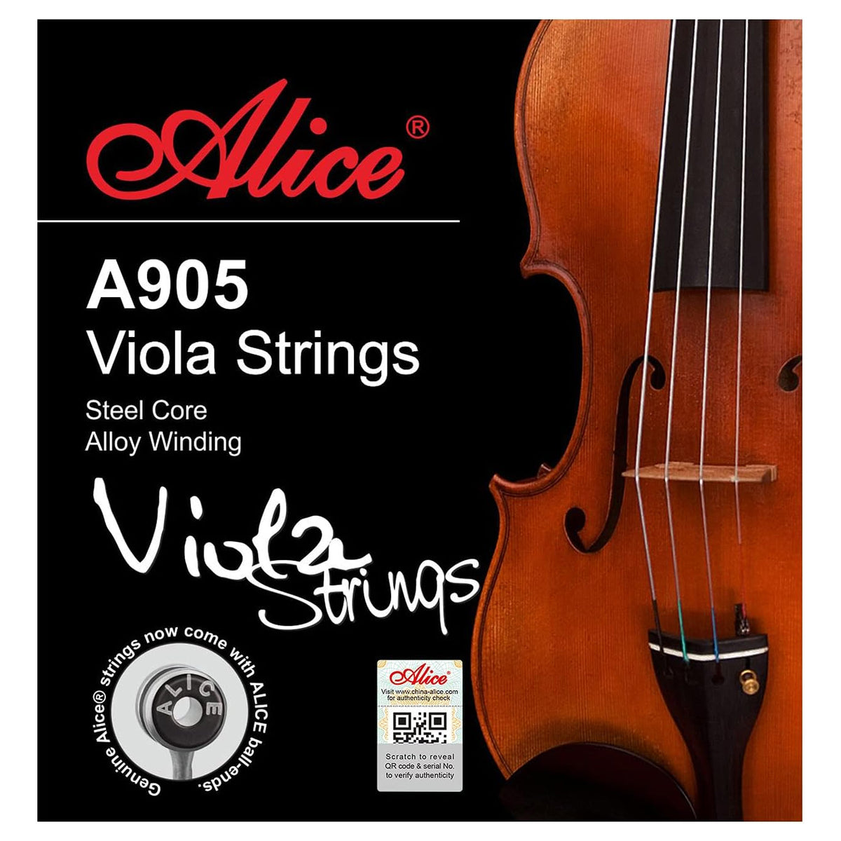 Alice Viola String 4/4 Full Strings Set
