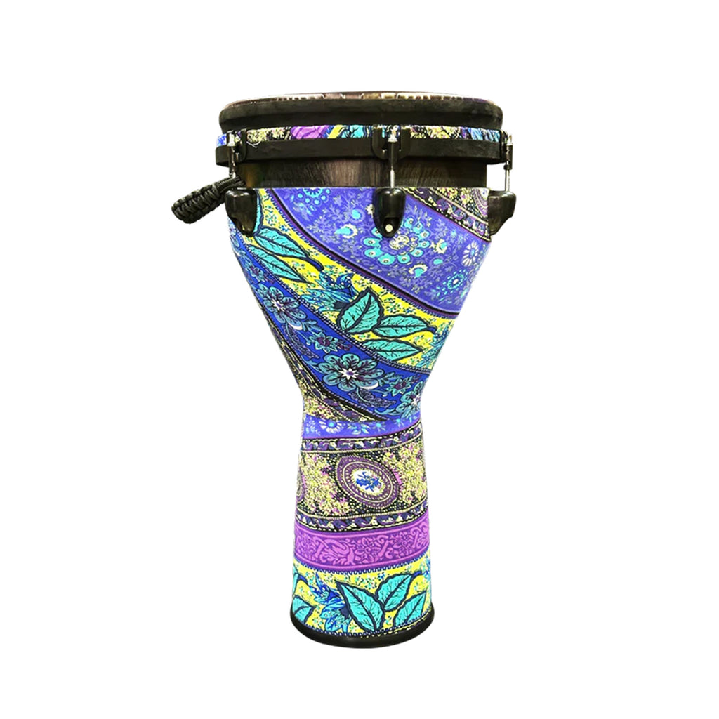 Pluto DJ-12 PPF Djembe 12Inch Purple Fabric with Bag