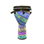 Pluto DJ-12 PPF Djembe 12Inch Purple Fabric with Bag