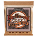 Ernie Ball 2150 EXTRA LIGHT EARTHWOOD PHOSPHOR BRONZE ACOUSTIC GUITAR STRINGS 10-50 GAUGE