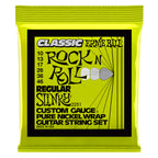 Ernie Ball REGULAR SLINKY CLASSIC ROCK N ROLL PURE NICKEL WRAP ELECTRIC GUITAR STRINGS 10-46 GAUGE