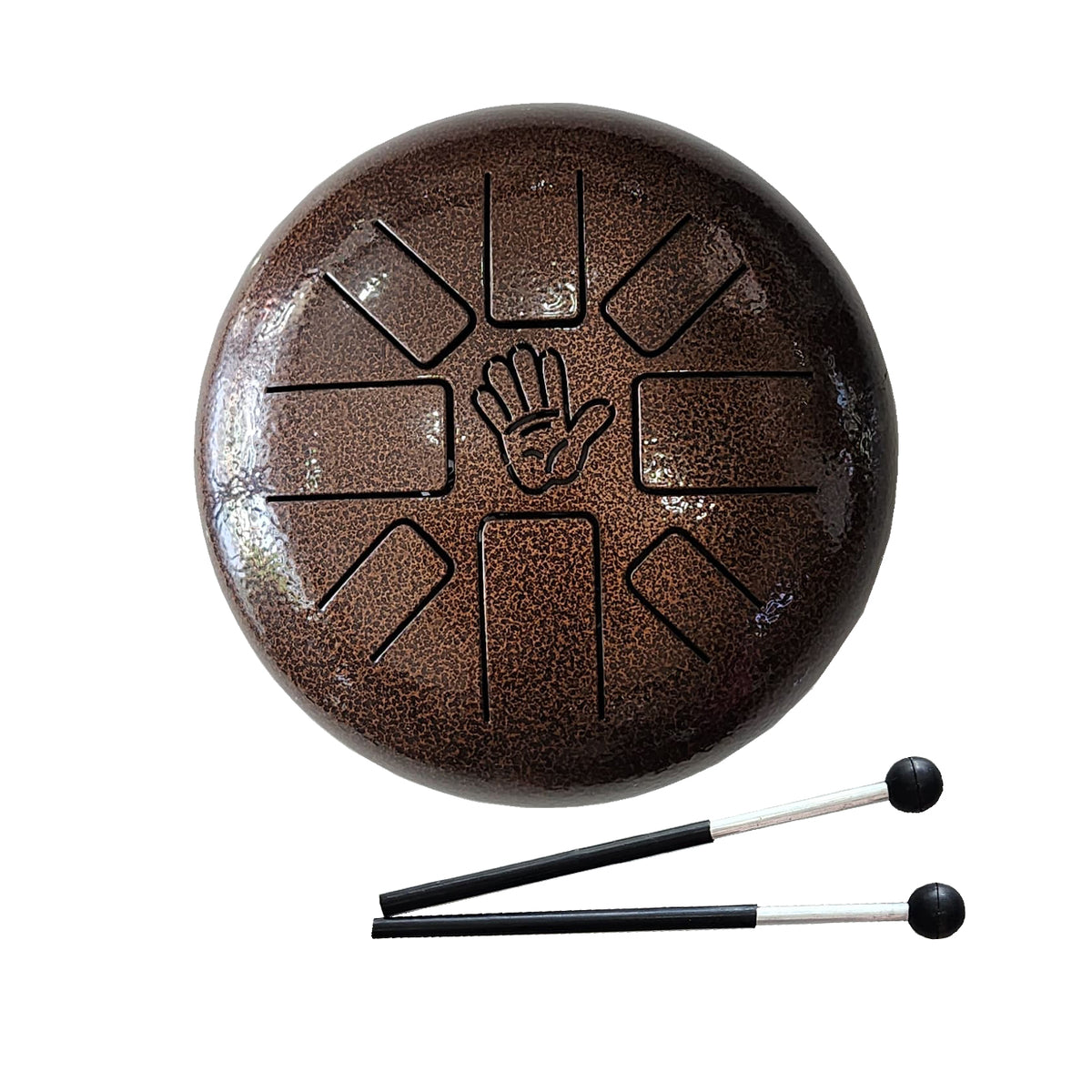 Clapbox Tongue Drum with bag and Mallets - Golden