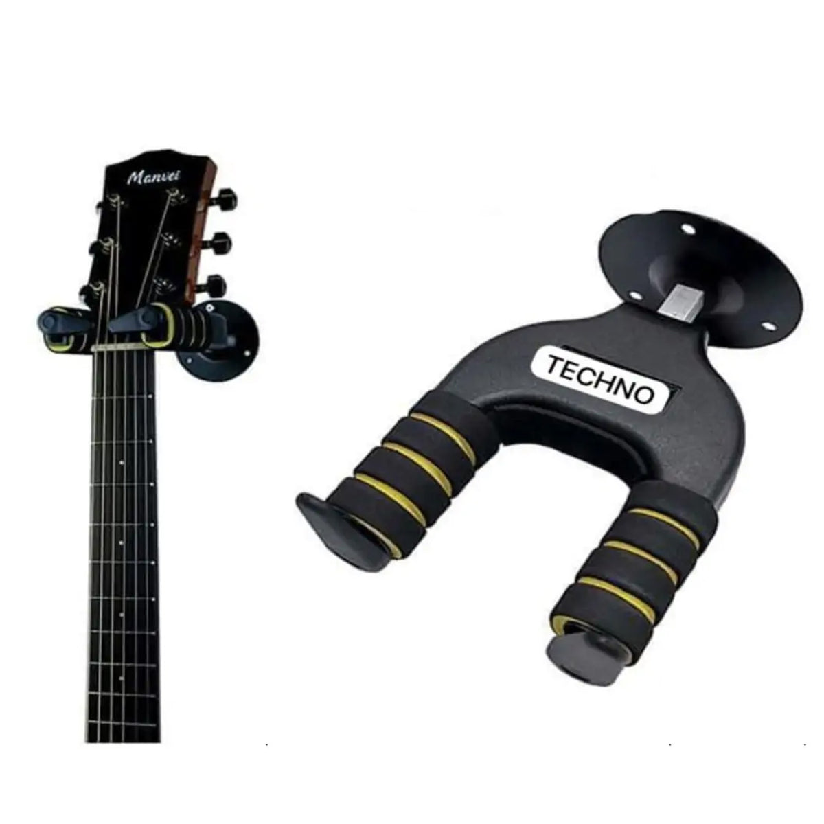 Techno Guitar Wall Mount Hanger Auto Lock TH-2