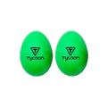 Tycoon Percussion TE-G Egg Shakers Plastic Pair (Green)