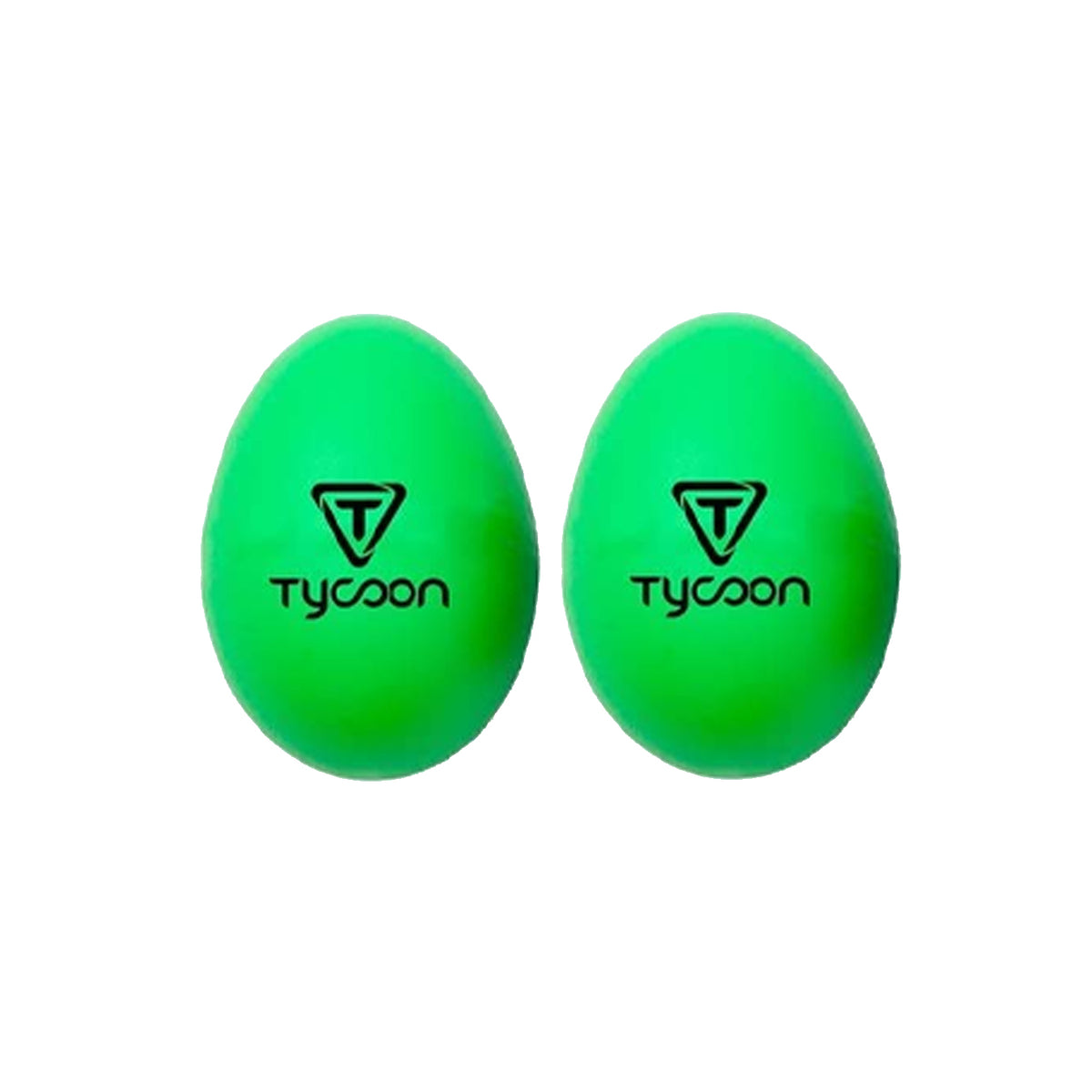 Tycoon Percussion TE-G Egg Shakers Plastic Pair (Green)