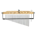 Tycoon Percussion TIMG-25C Master Grand Series Bar Chimes 25 Chrome On Ash Wood Bar