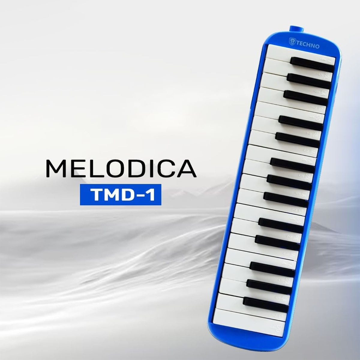 Techno TMD-1 32-Keys Melodica - Blue