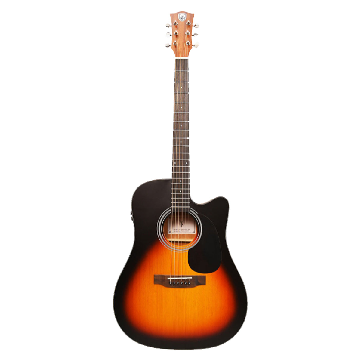 TECHNO TM-440CE Semi Acoustic Guitar with Bluetooth - Sunburst