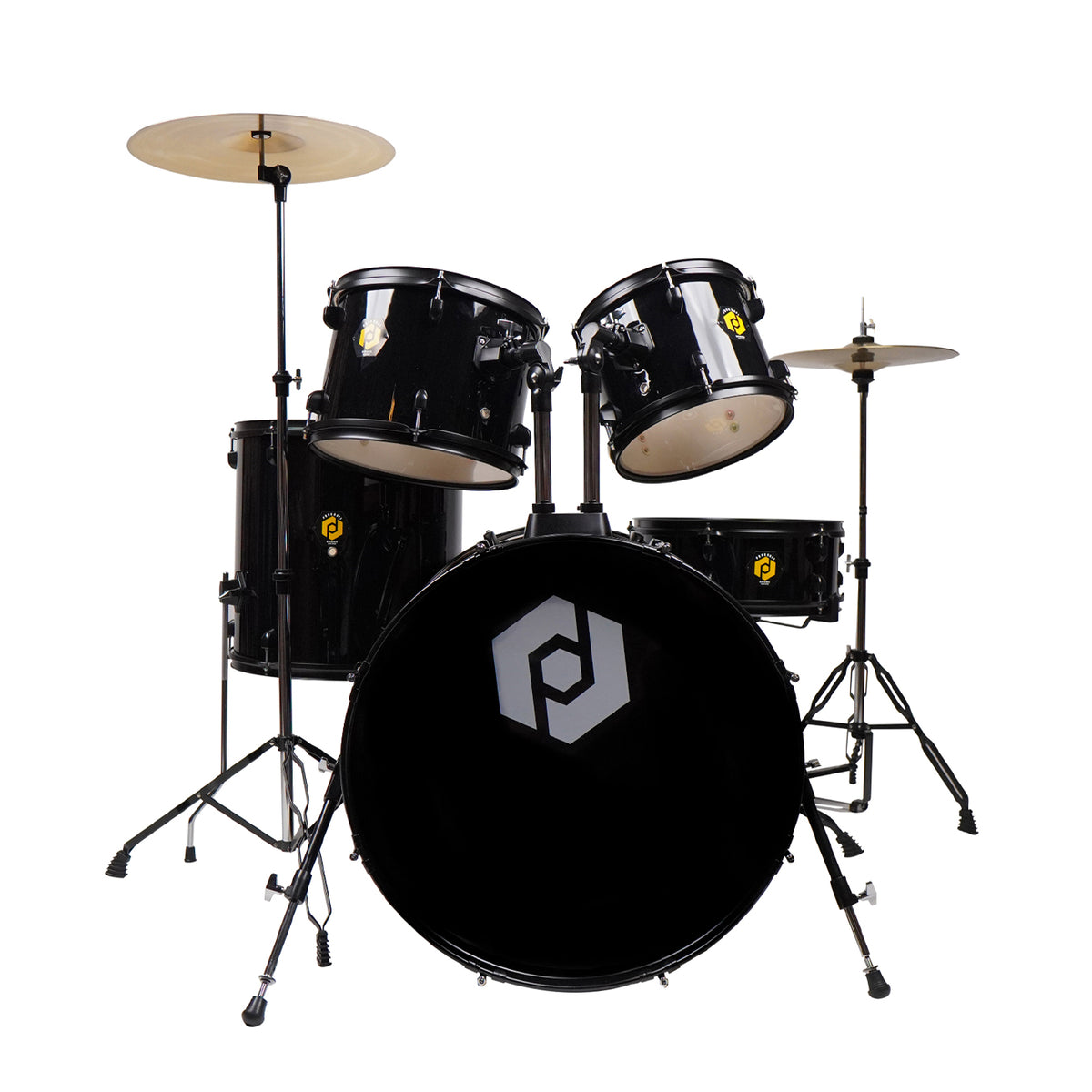 Procraft PRP0803 5pc Acoustic Drum kit with Hardware and Cymbals