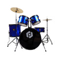 Procraft PRP0803 5pc Acoustic Drum kit with Hardware and Cymbals - Blue