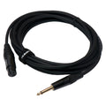 Hawk SXFP-016 Gold Series TS Male to XLR Female Cable – 5 Meter BLACK