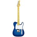 FGN Electric Guitar Boundary BTL-M - Transparent Blue Burst