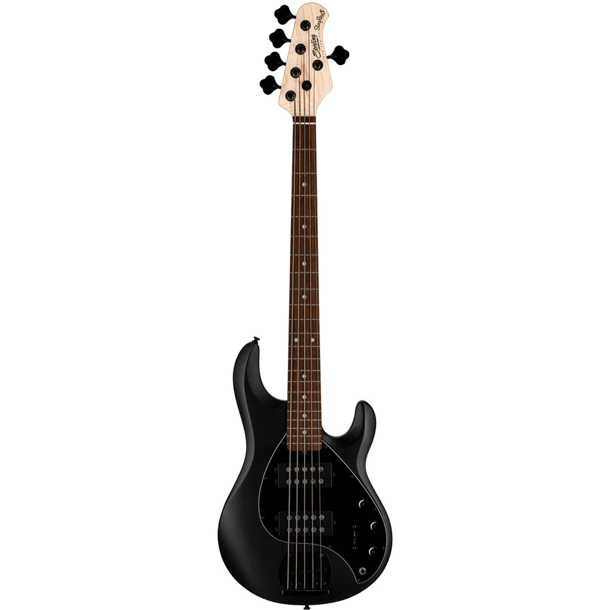 Sterling STINGRAY 5 RAY5 HH 5-String Bass Guitar - Stealth Black