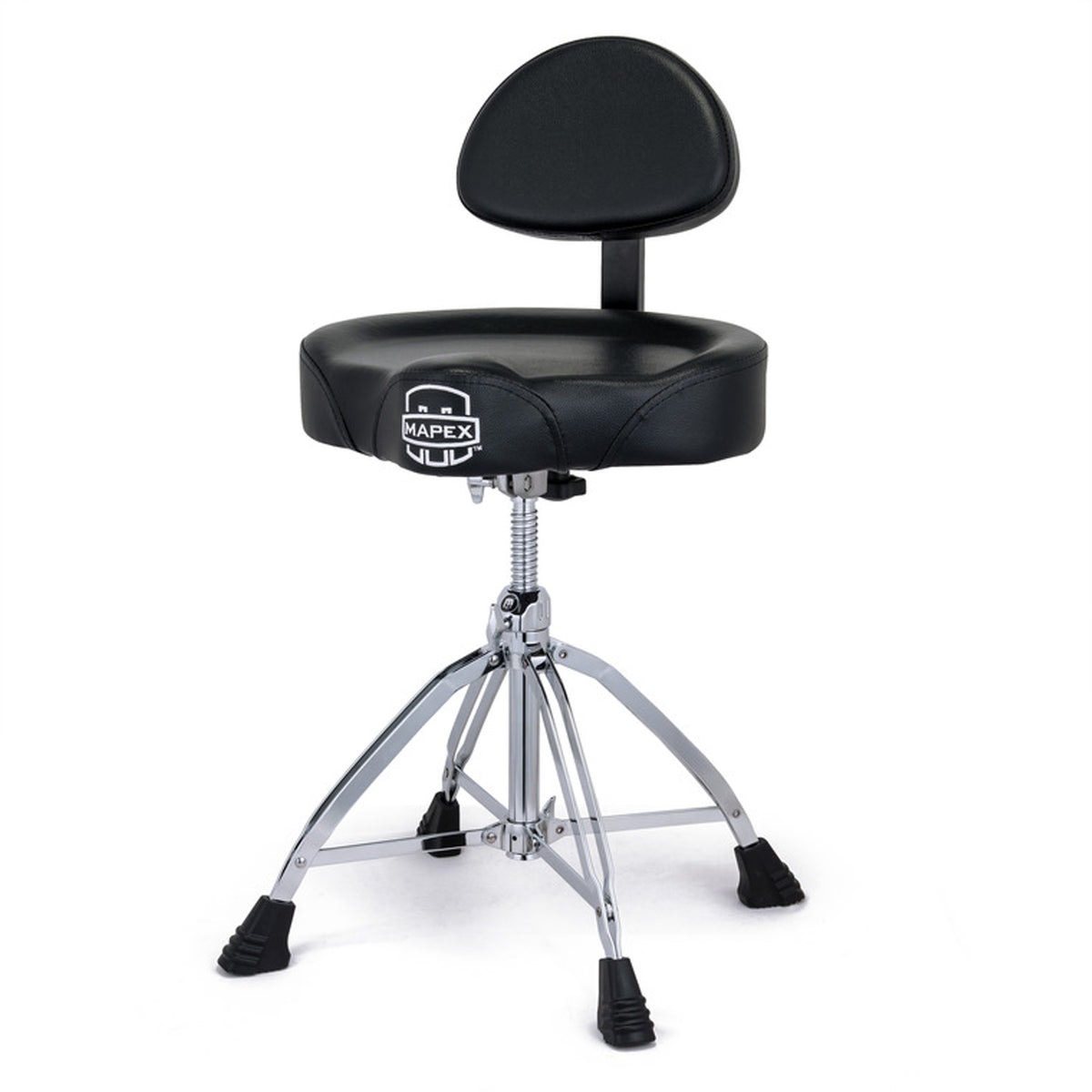 Mapex T875 Saddle Top Drum Throne with Back rest