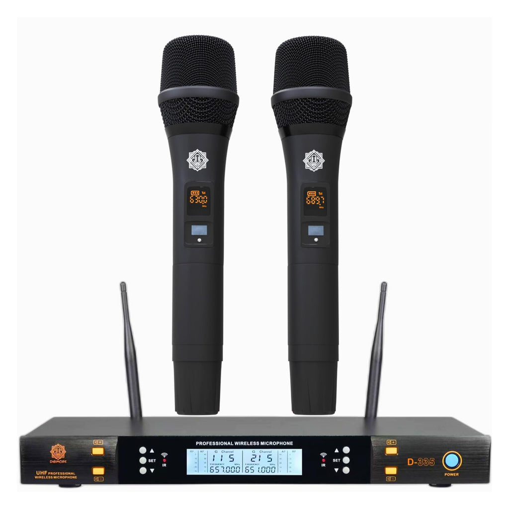 DIGIMORE D335 Dual Wireless Dynamic Handheld Microphone System