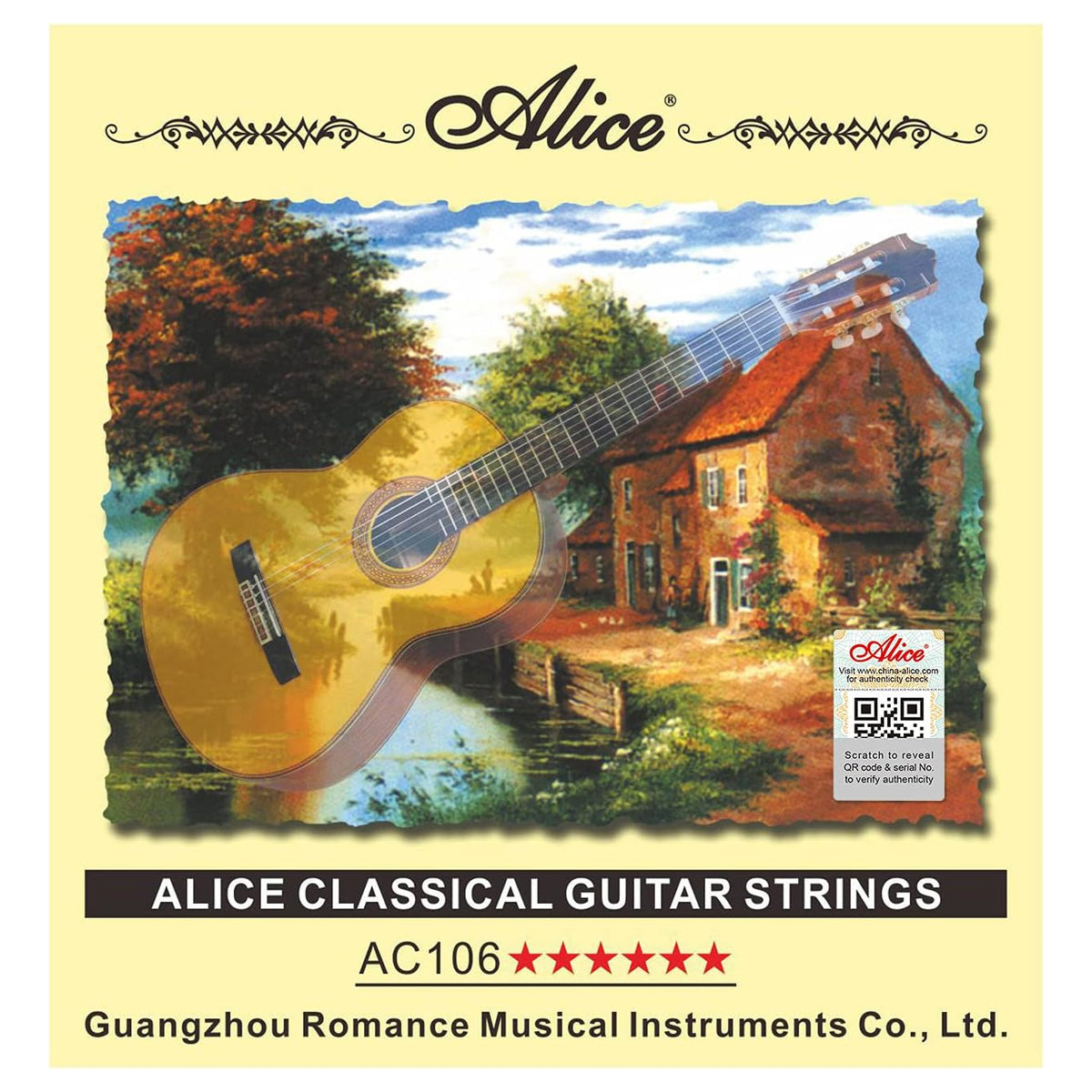 Alice AC106N Classical Guitar Nylon String Set
